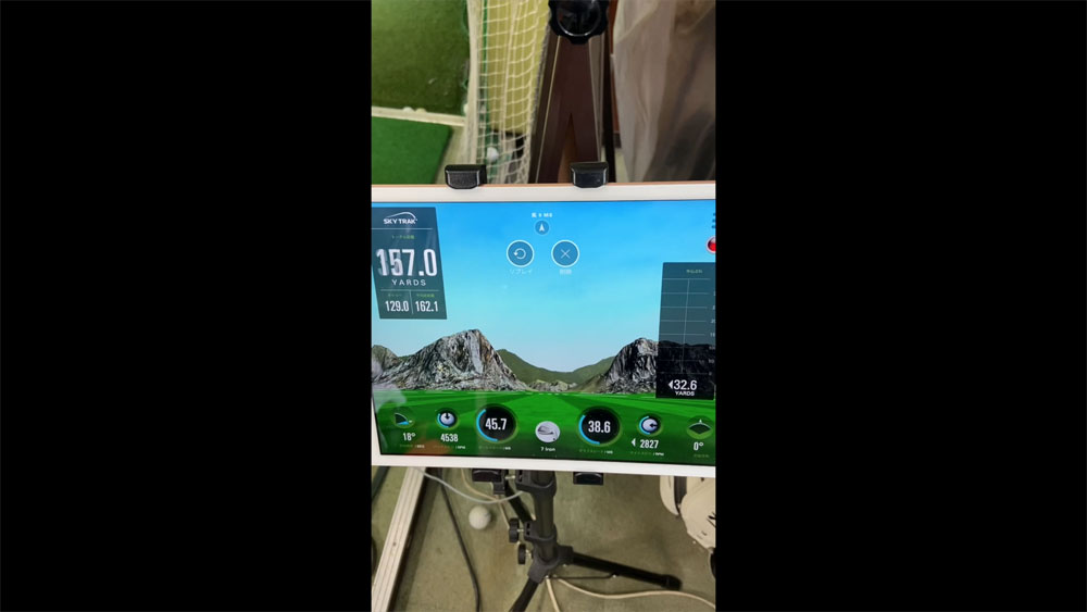 72ゴルフクラブに今話題のゴルフ弾道測定器「Sky Trak（スカイトラック